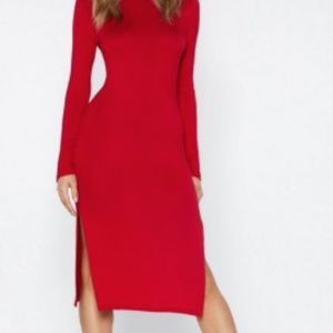 Number One Hit Bodycon Red Dress